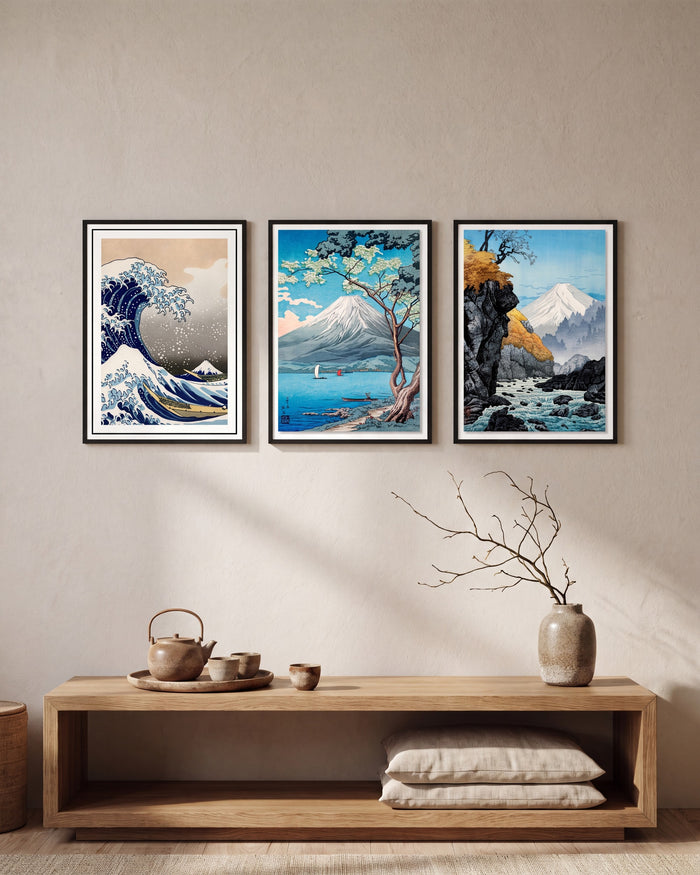 Hokusai Set of 3