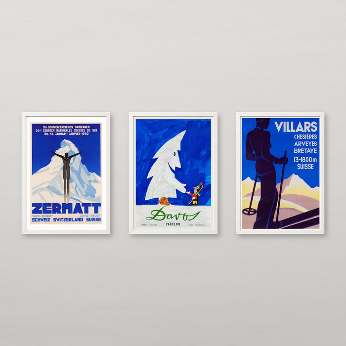 Swiss Ski Set of 3