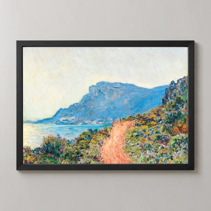 The Corniche near Monaco Art Print by Claude Monet