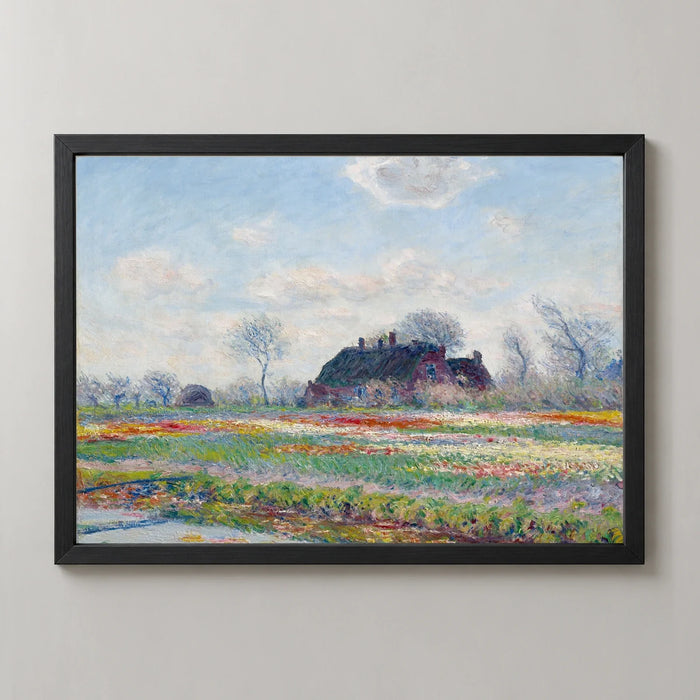 Tulip Fields at Sassenheim Art Print by Claude Monet
