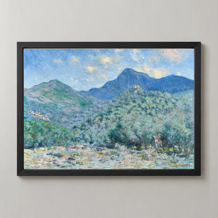 Valle Buona near Bordighera Art Print by Claude Monet