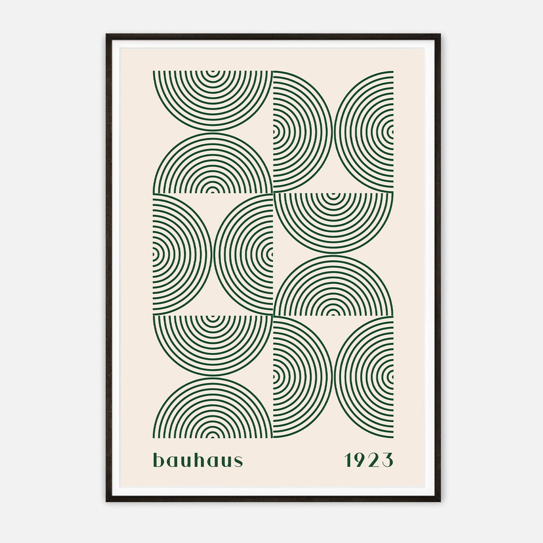 Bauhaus 1923 Art Print - Classic Geometric Design
