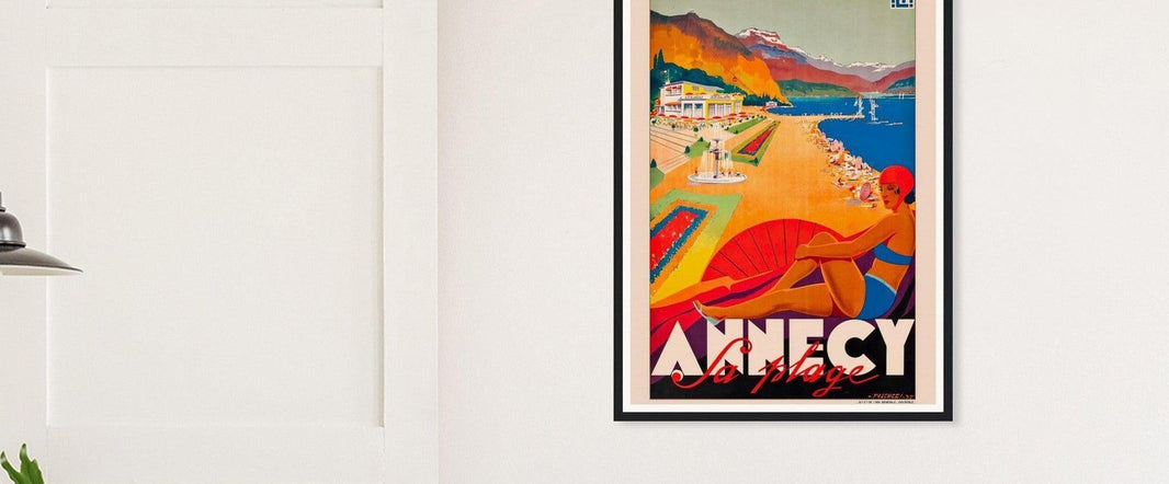 Vintage Travel Posters: A Brief History and How to Style Them
