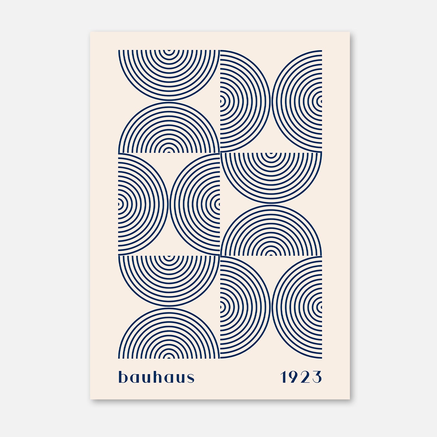 Bauhaus 1923 - Geometric Art Print