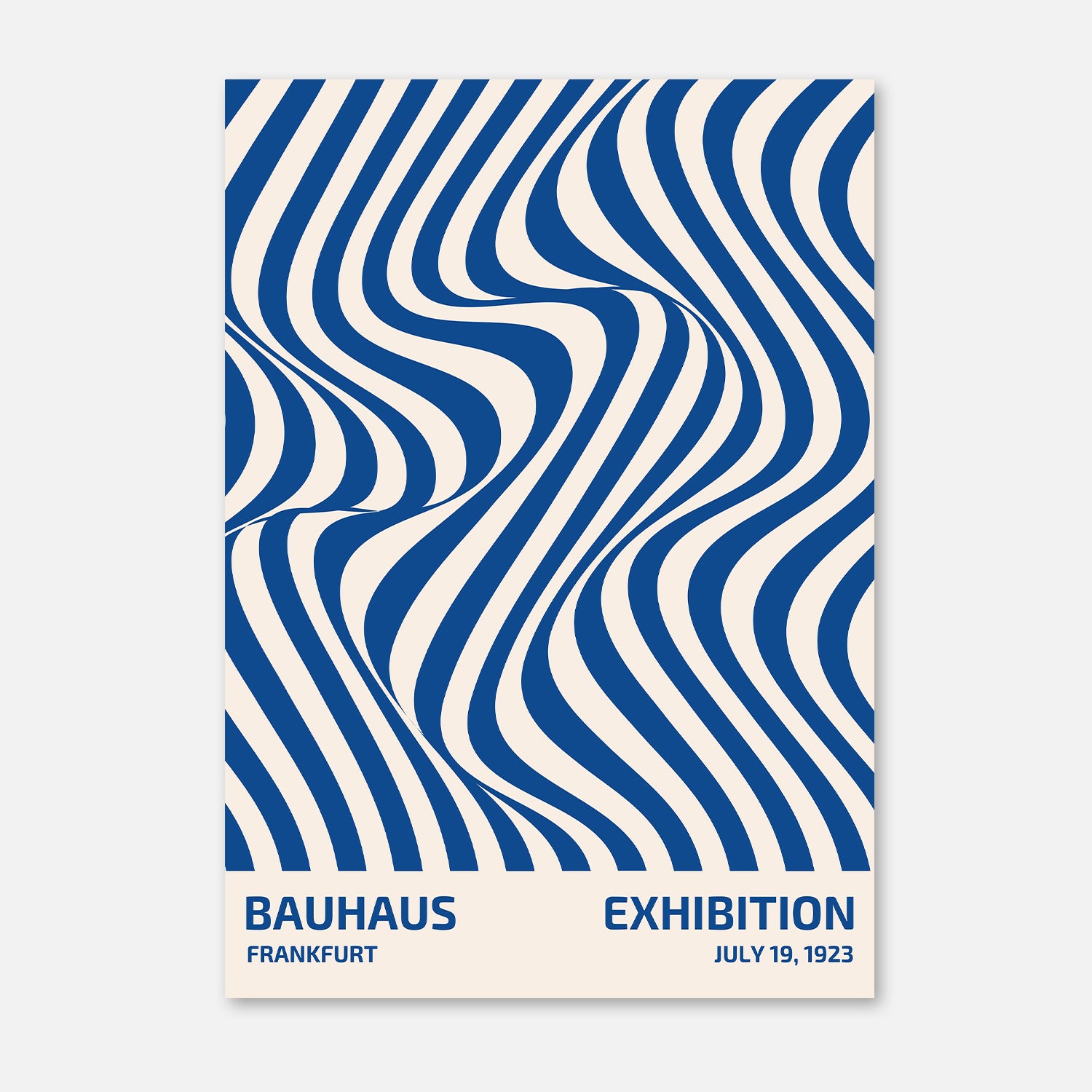 Bauhaus Exhibition Poster - Frankfurt 1923 - Iconic Vintage Art Print