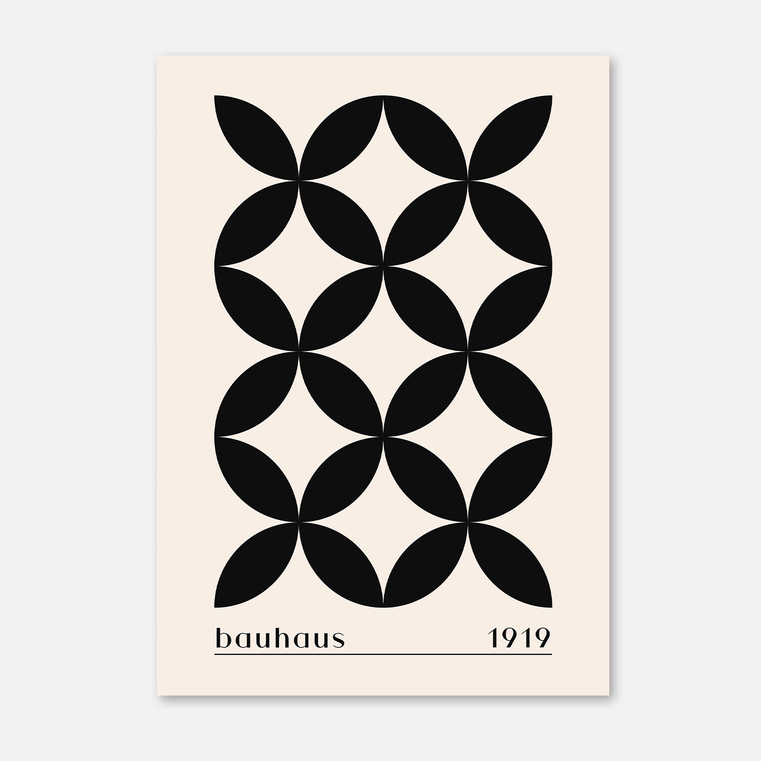 Bauhaus 1919 - Classic Geometric Art Print