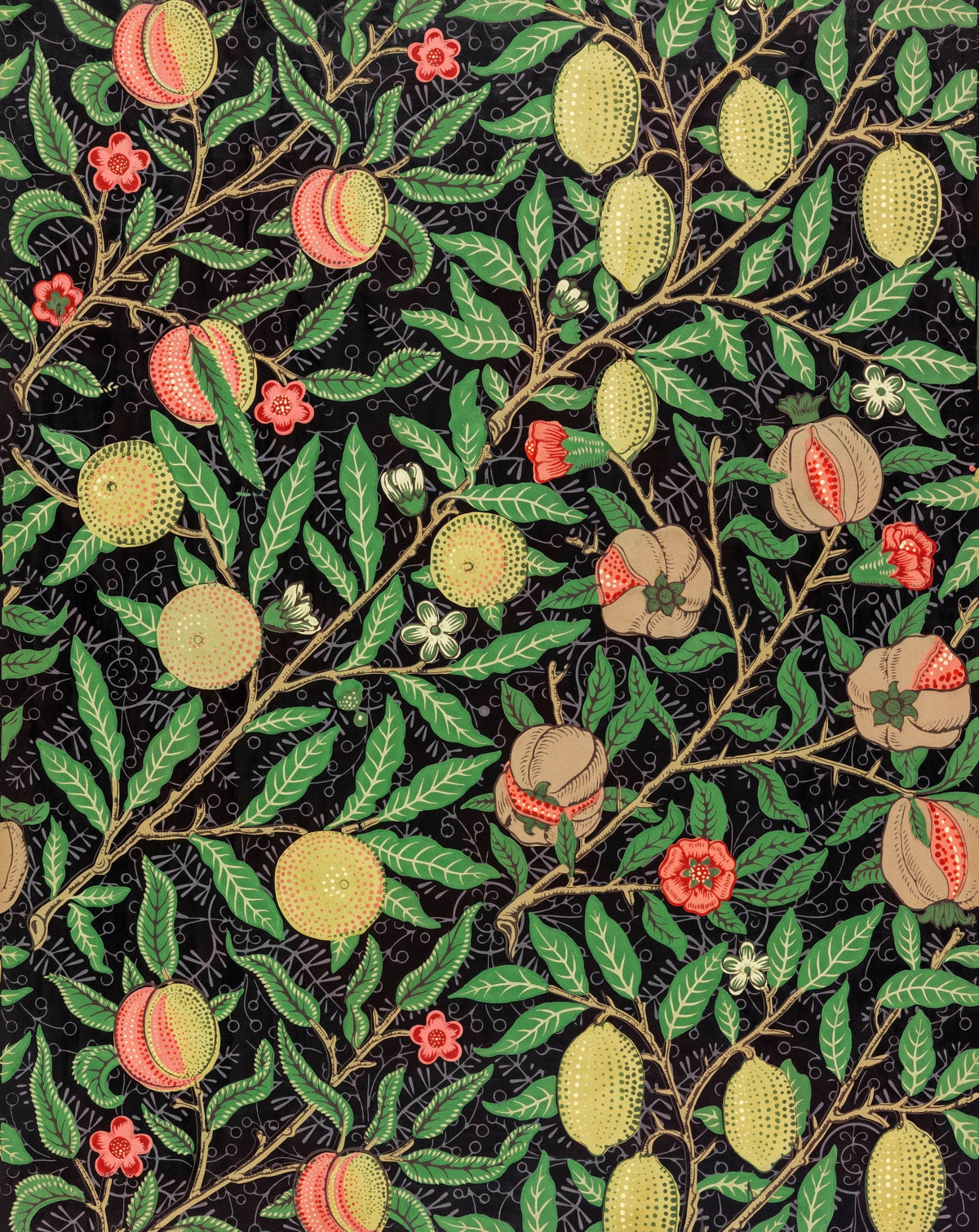 William Morris Fruit Garden - Classic Floral Art Print — poster only, complete unframed artwork