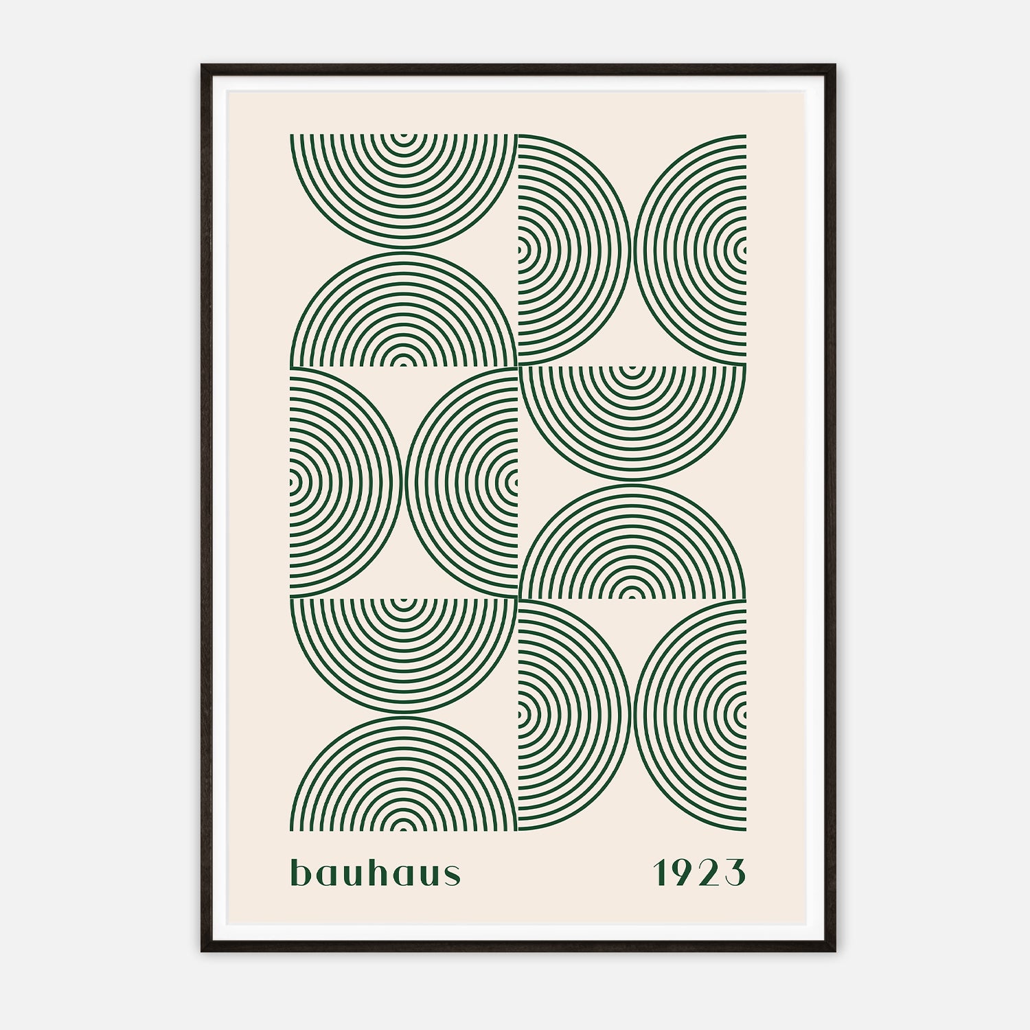 Bauhaus 1923 Art Print - Classic Geometric Design