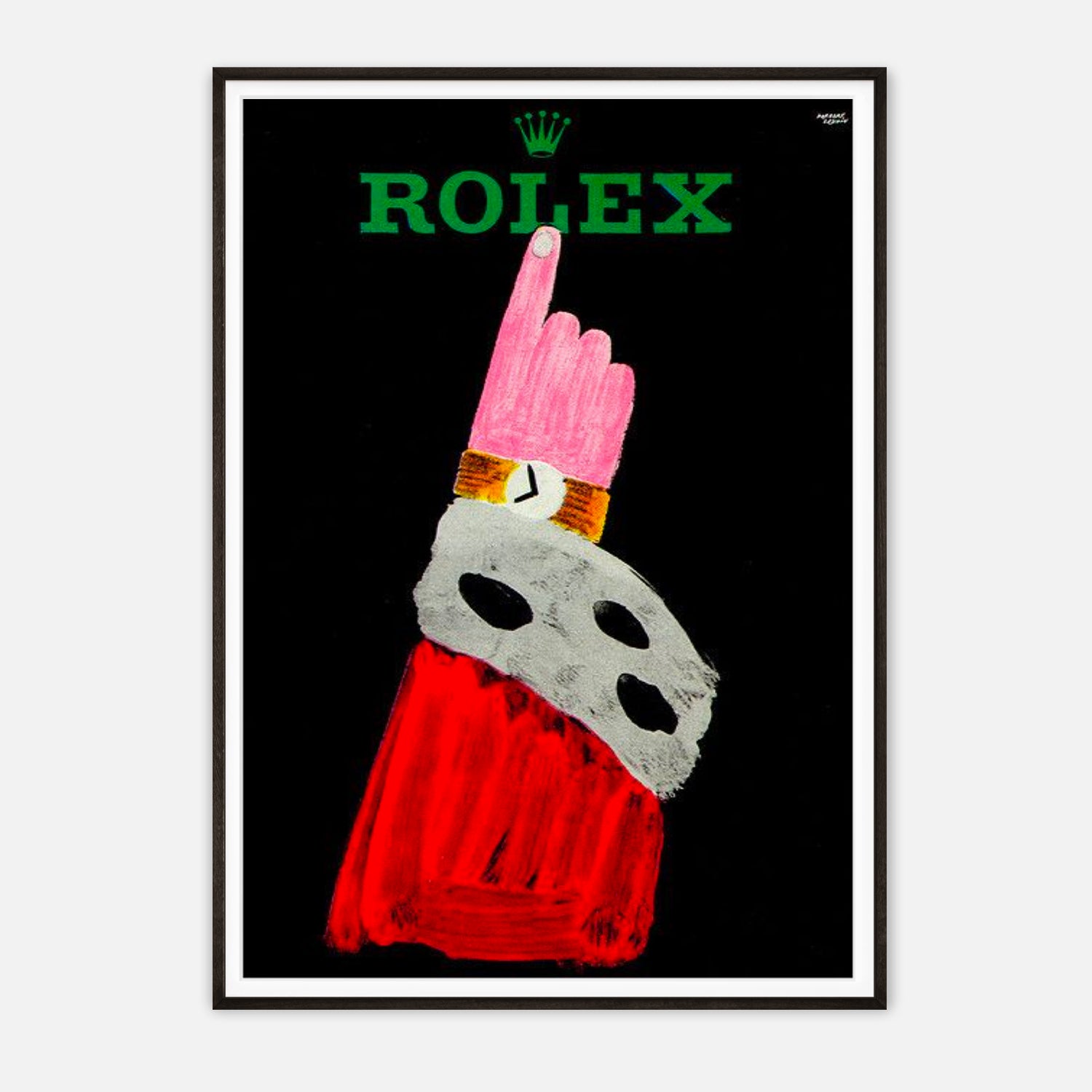 Retro Rolex Ad Art Print by Renem