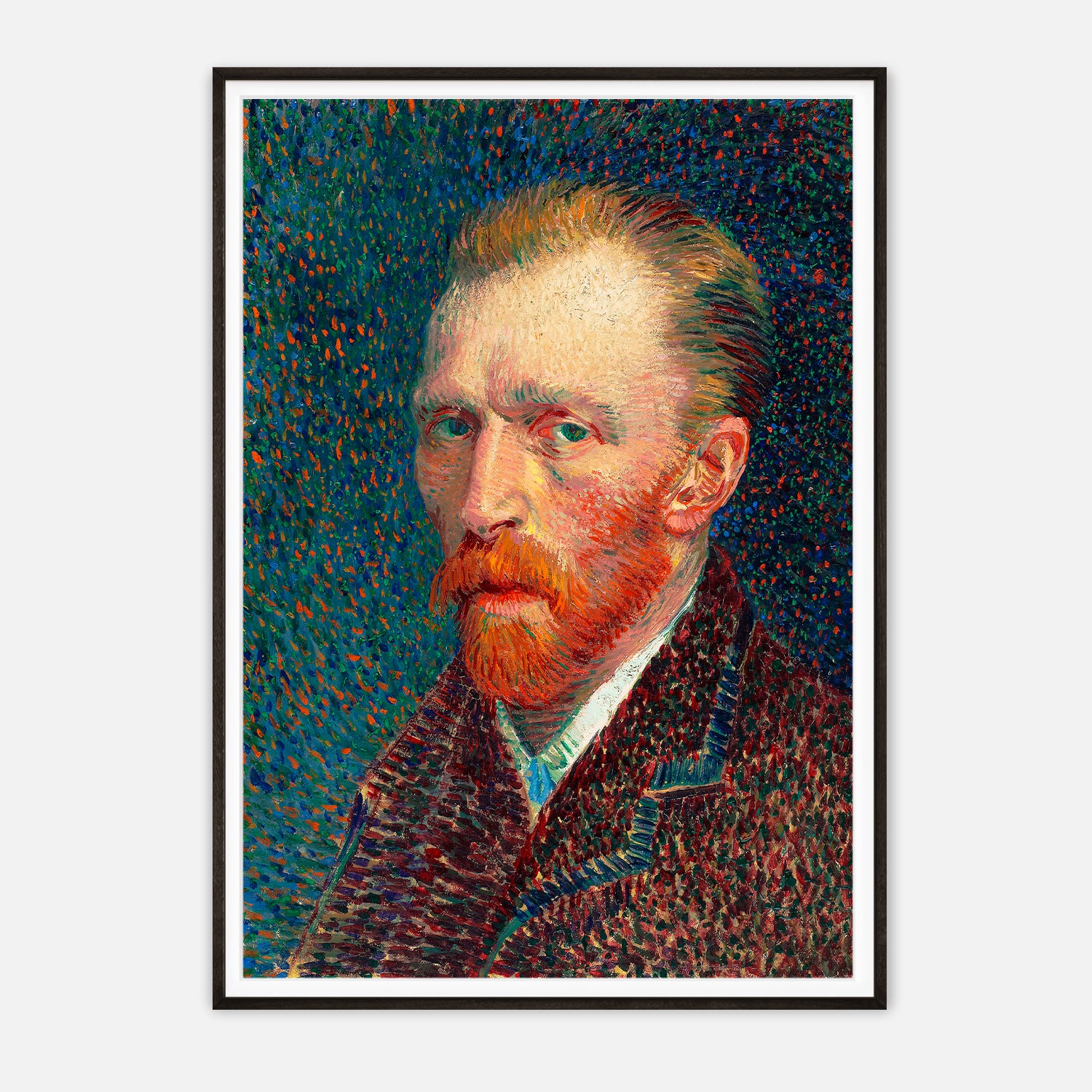 Vincent van Gogh's Self-Portrait - Iconic Post-Impressionist Art Print