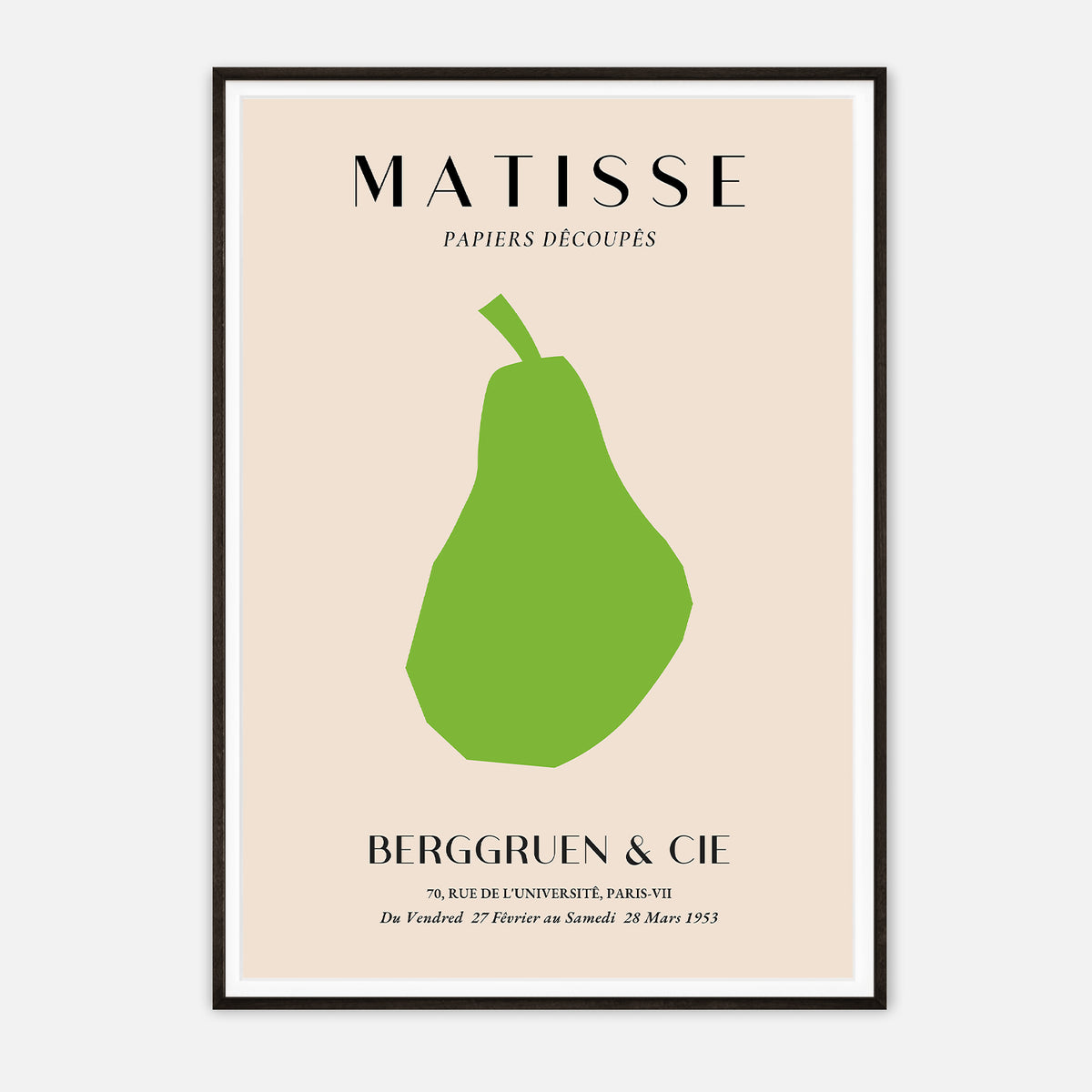 Henri Matisse - Papiers Découpés Art Print
