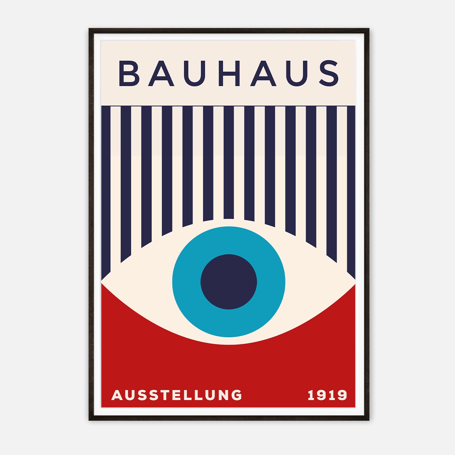 Bauhaus Ausstellung 1919 - Iconic Modernist Art Print