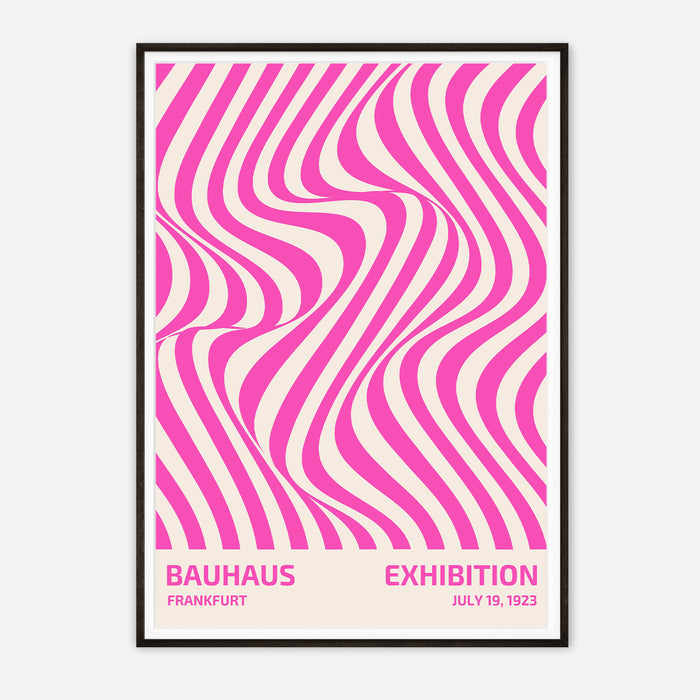 Bauhaus Frankfurt Exhibition Poster - Vintage 1923 Abstract Design Print