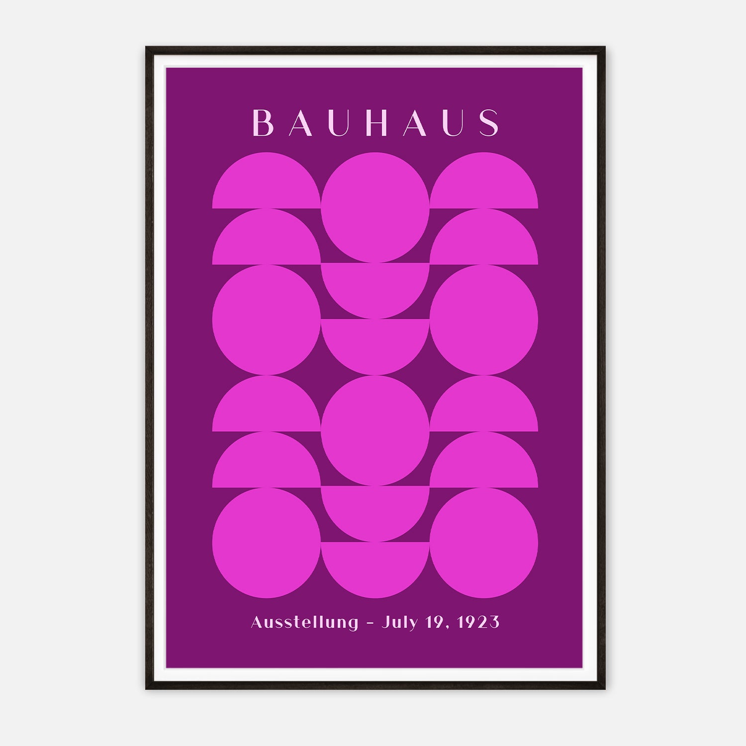 Bauhaus Art Print - Geometric Abstract Poster