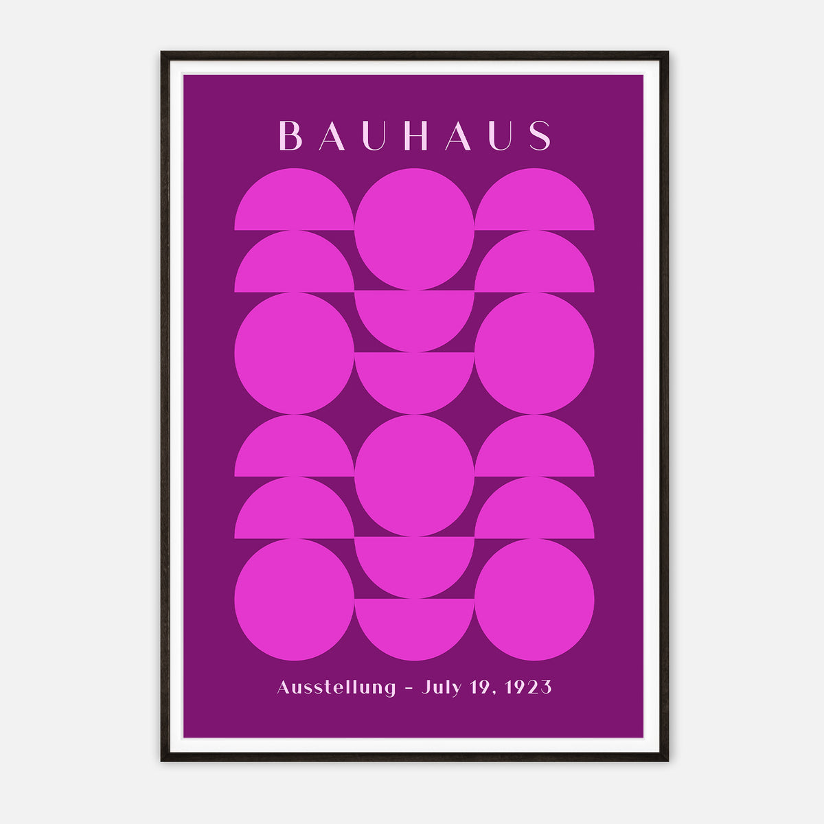 Bauhaus Art Print - Geometric Abstract Poster