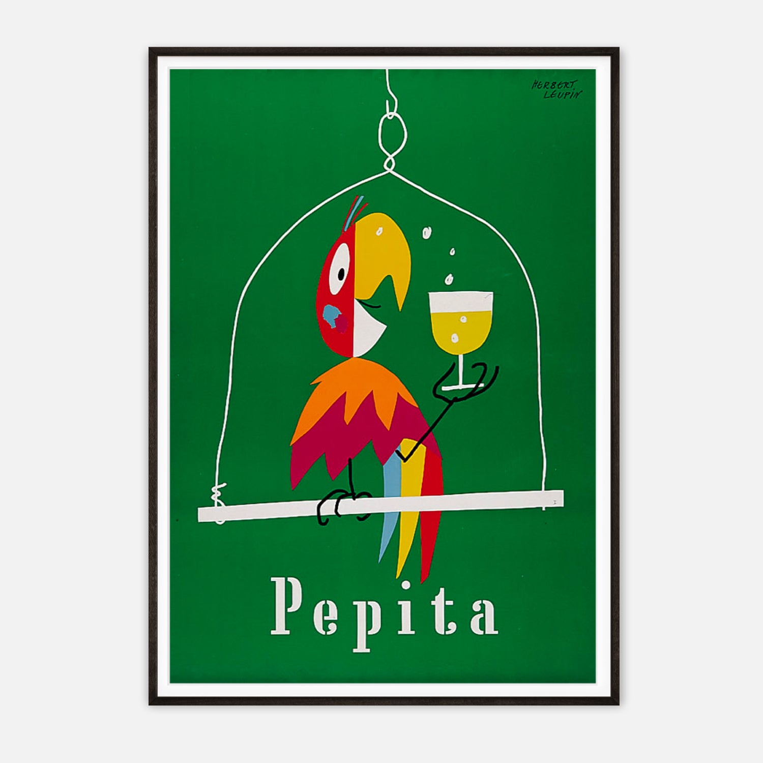 Herbert Leupin's Pepita - Vibrant Vintage Poster Art Print