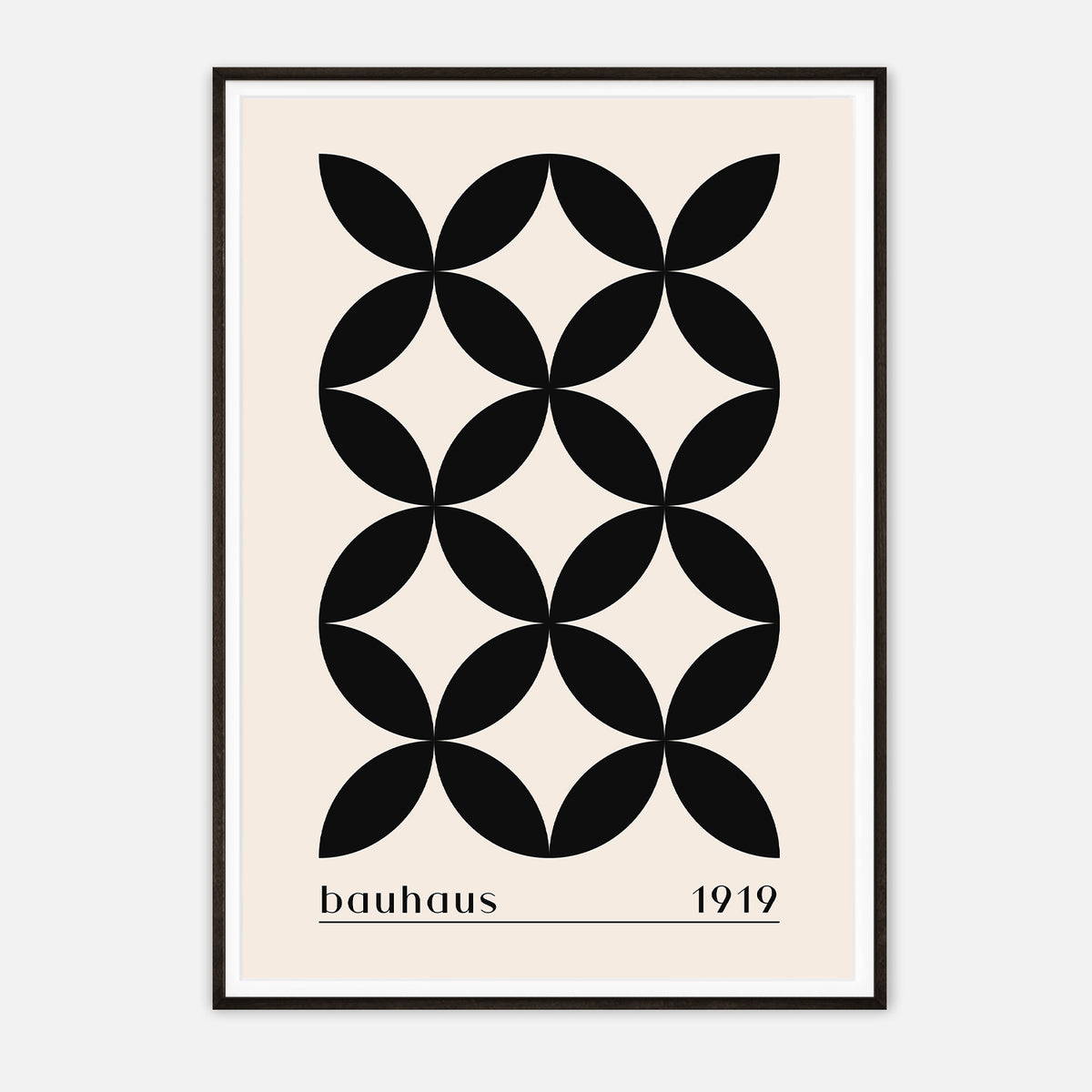 Bauhaus 1919 - Classic Geometric Art Print