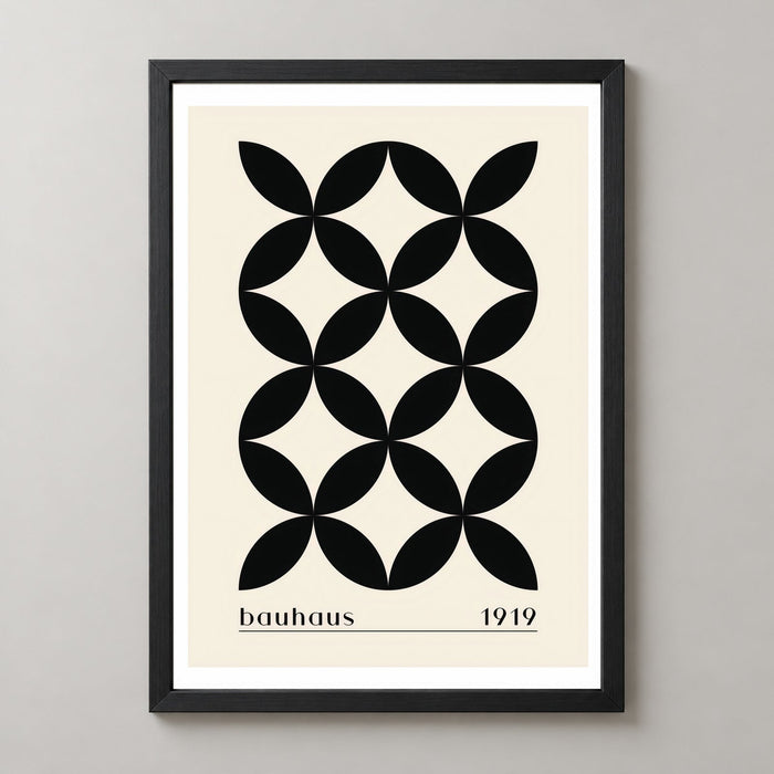 Bauhaus 1919 - Classic Geometric Art Print