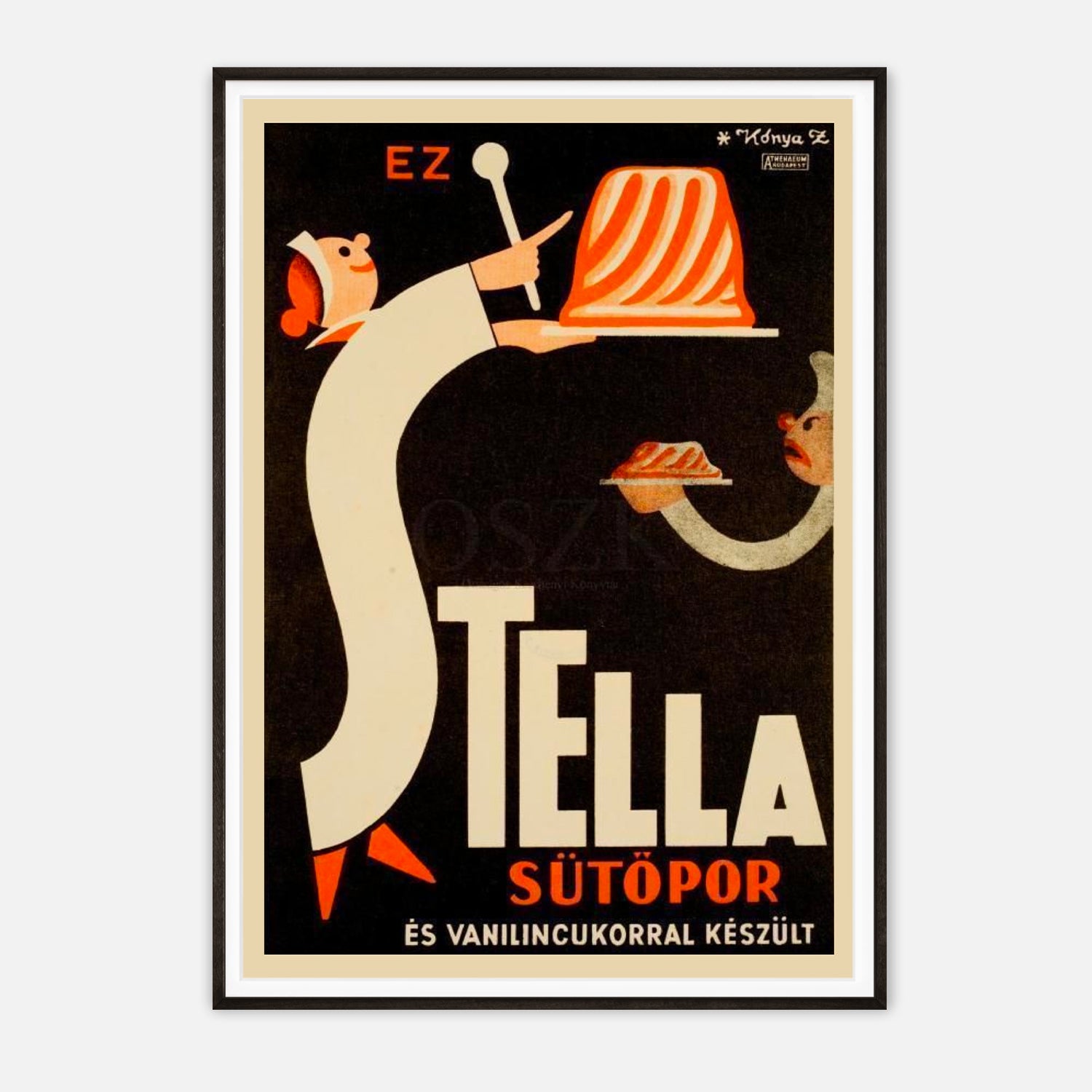 Stella Sütöpor Vintage Advertising Poster Art Print