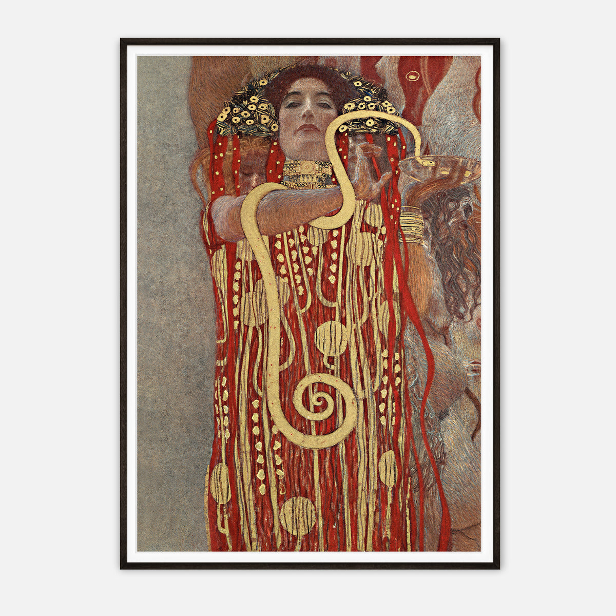 Gustav Klimt's Hygieia (1907) - Iconic Art Nouveau Print