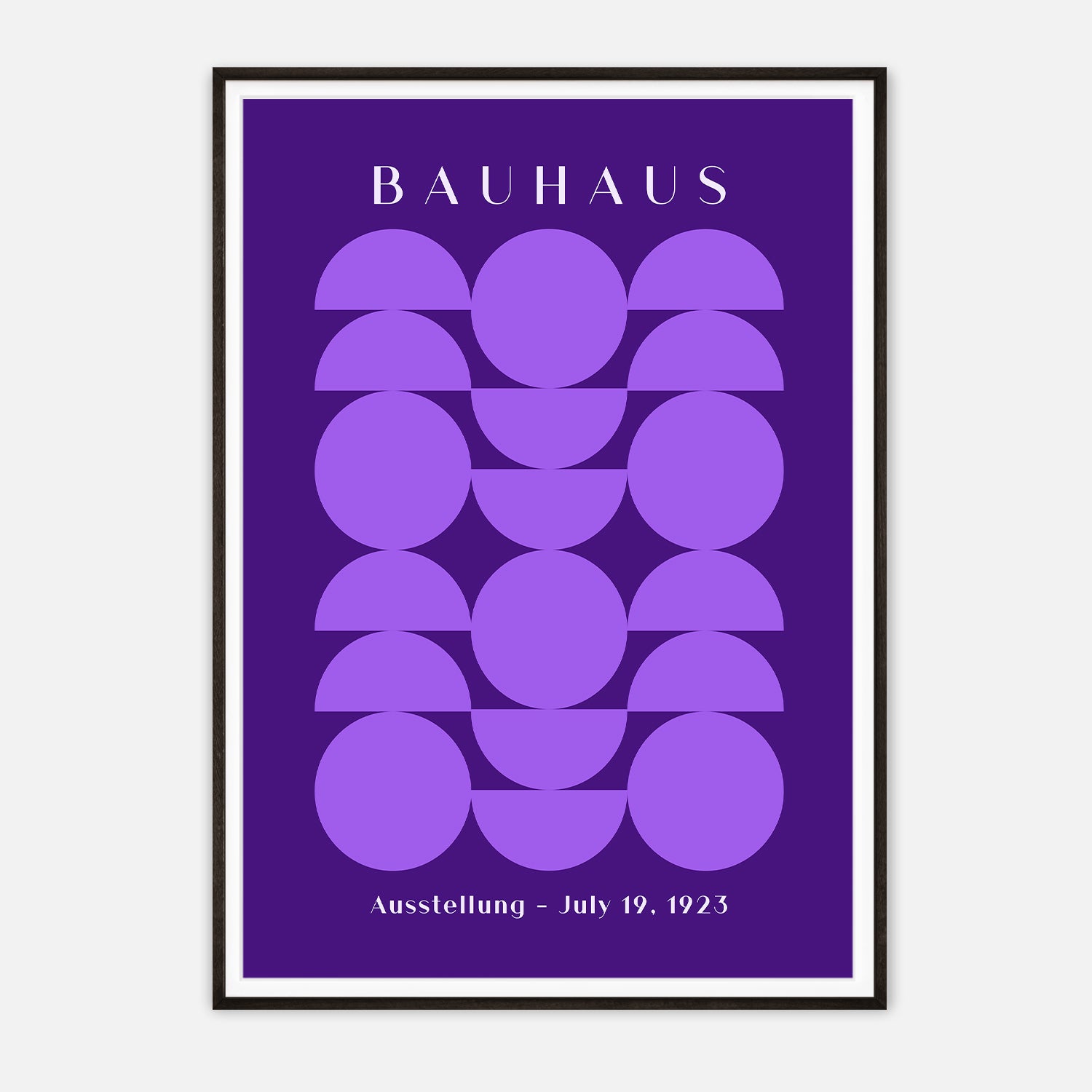 Bauhaus Ausstellung - July 19, 1923 - Modernist Geometric Print