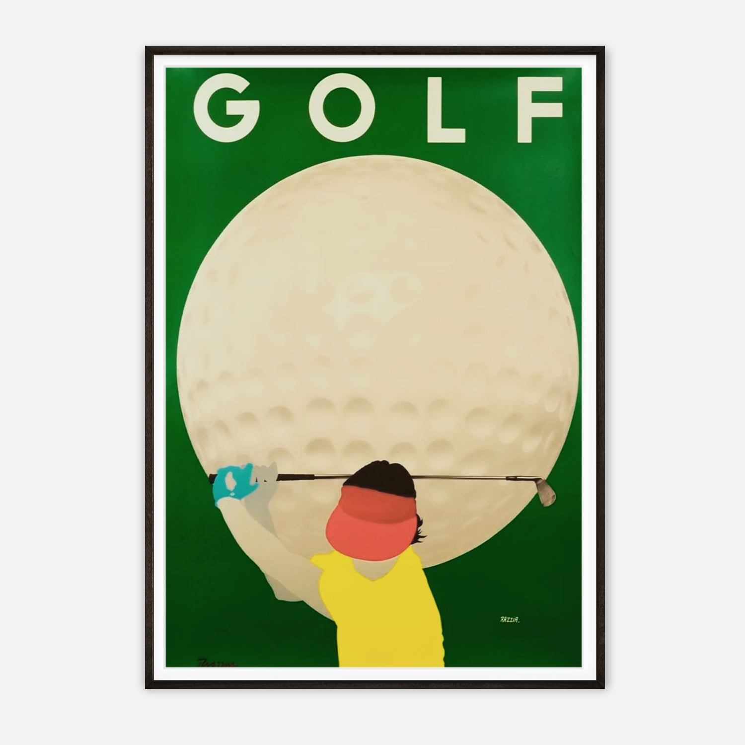 Razzia Golf Vintage Poster - Classic Sports Art Print