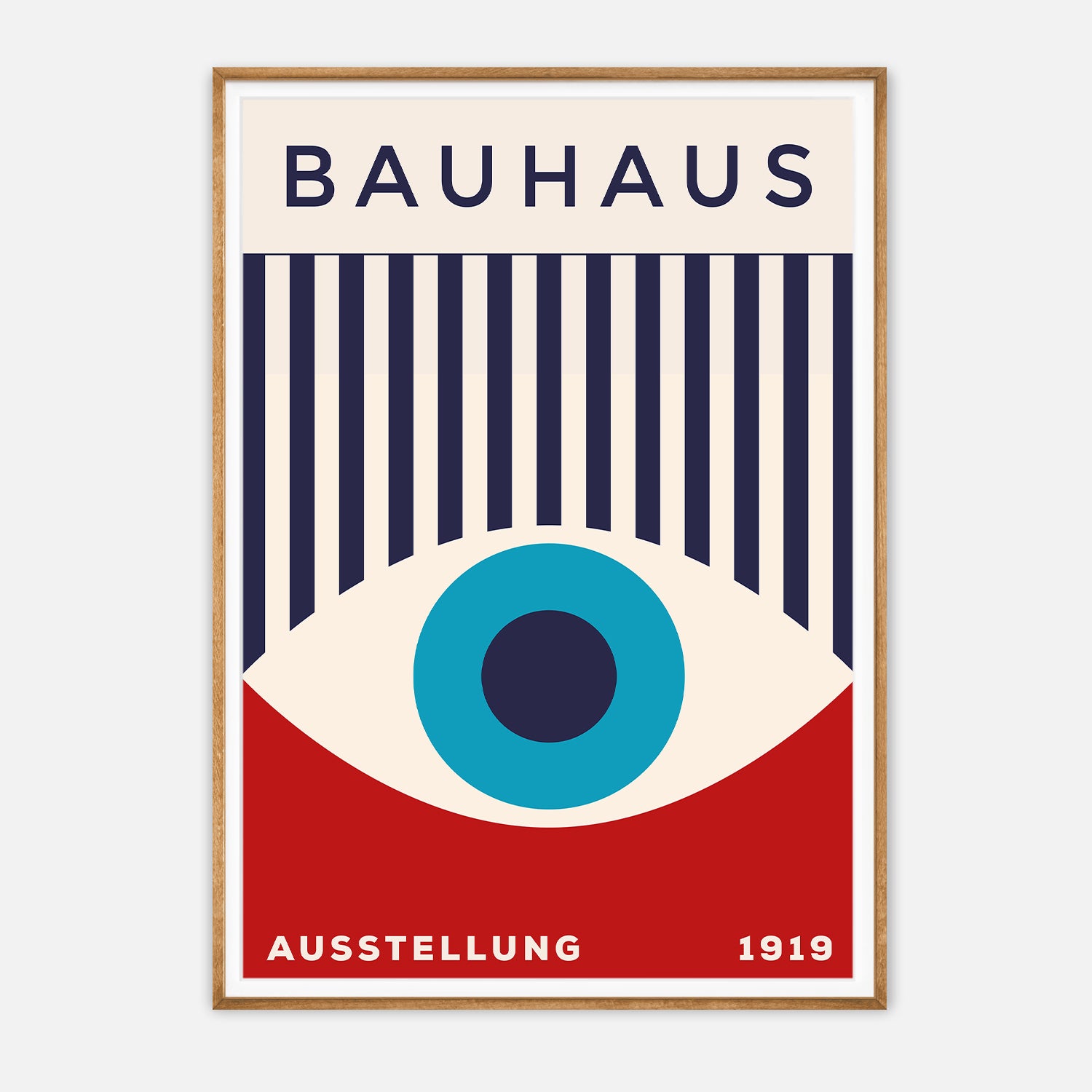 Bauhaus Ausstellung 1919 - Iconic Modernist Art Print