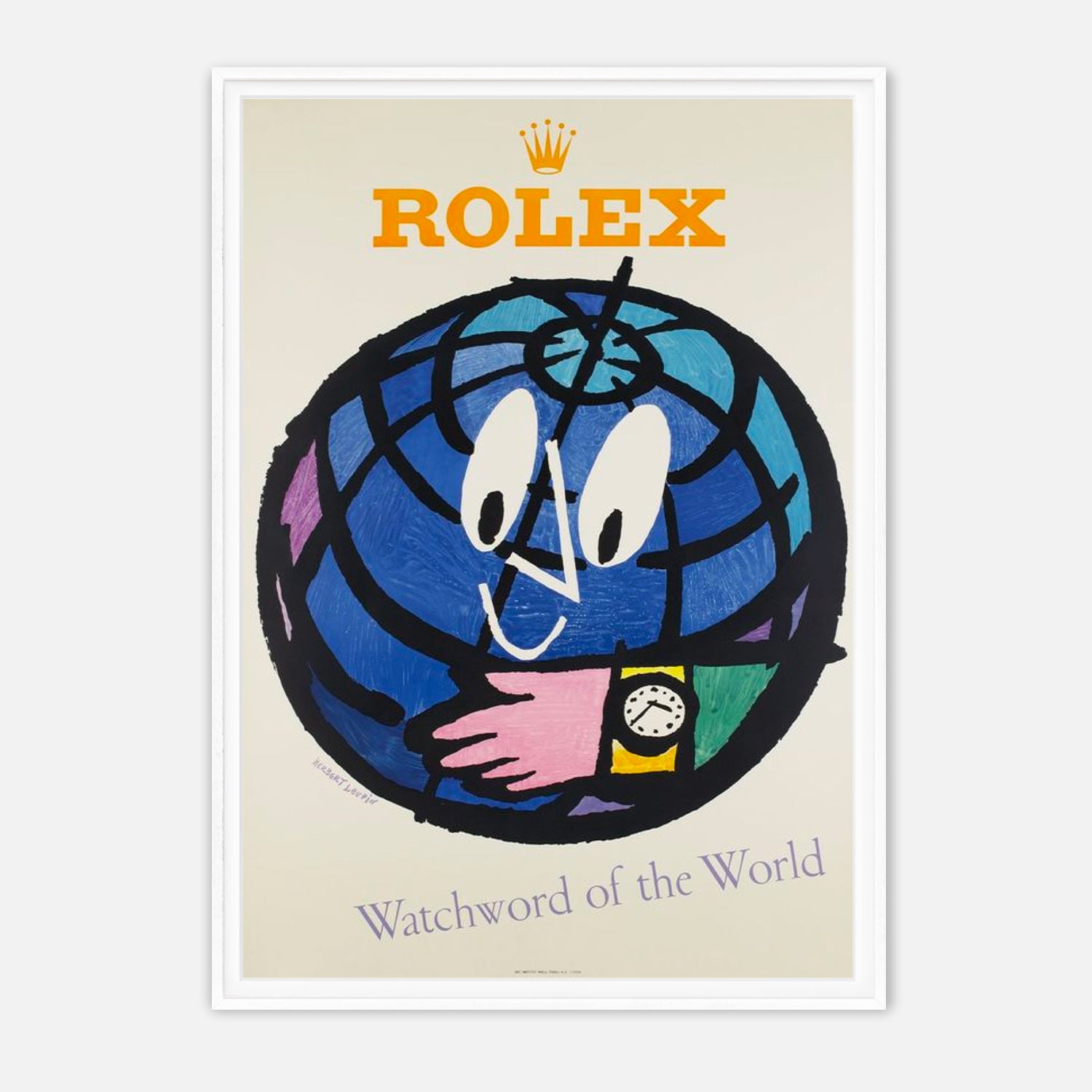 Rolex Vintage Print by Herbert Leupin