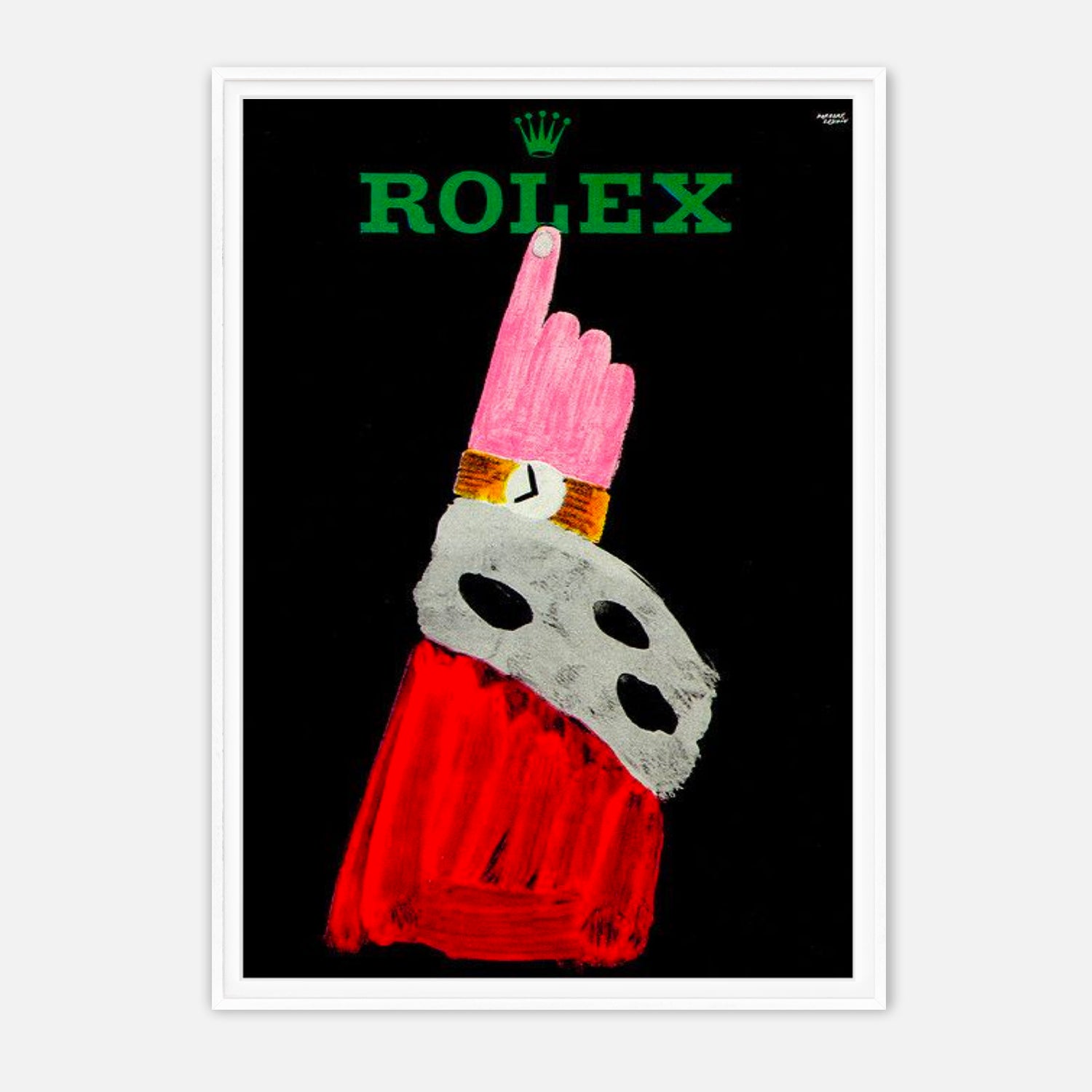 Retro Rolex Ad Art Print by Renem