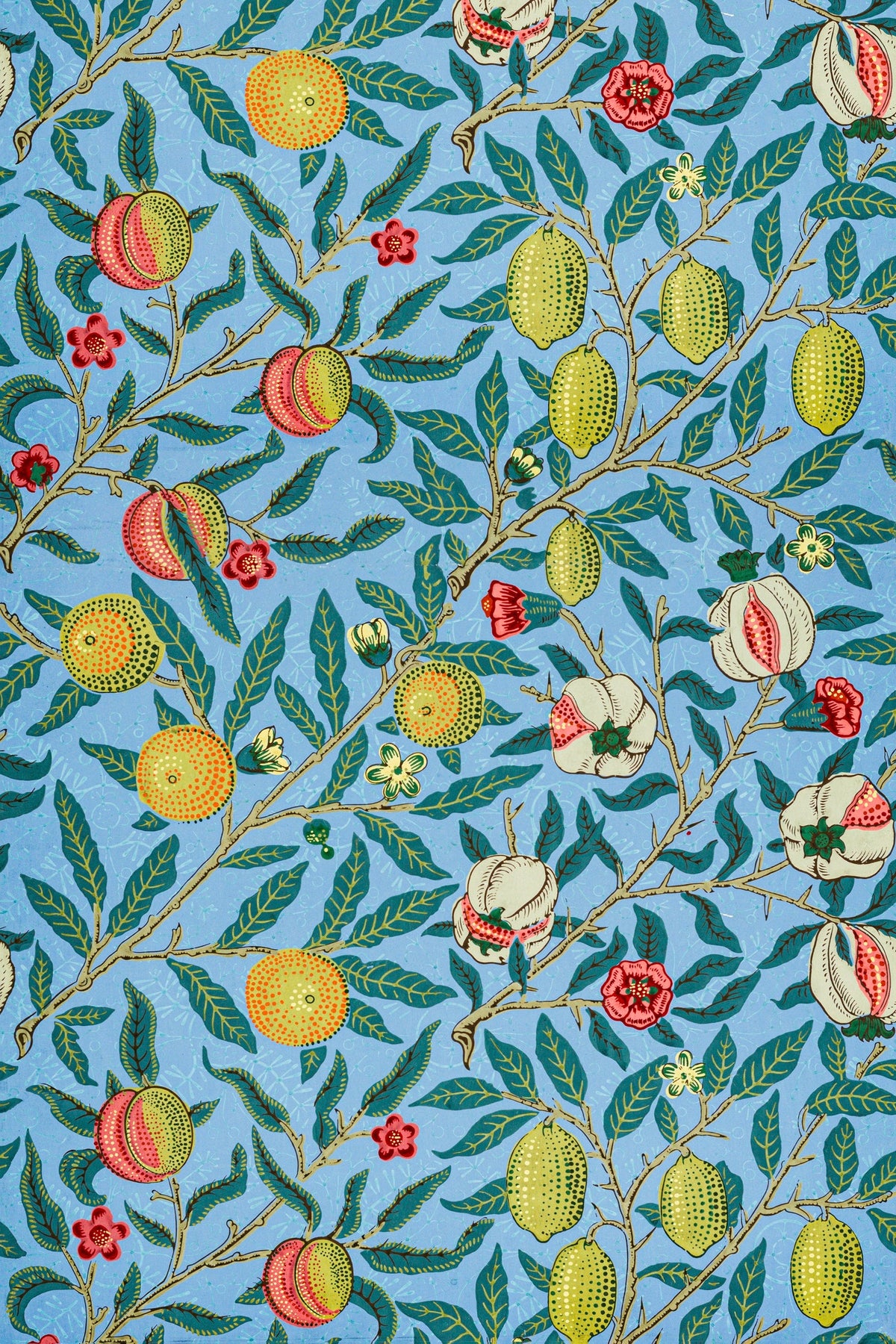 William Morris Fruit Garden - Vintage Botanical Art Print — poster only, complete unframed artwork