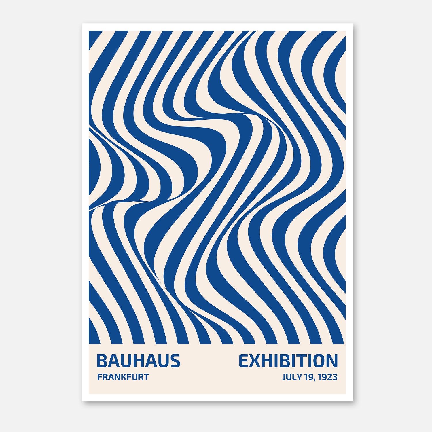 Bauhaus Exhibition Poster - Frankfurt 1923 - Iconic Vintage Art Print