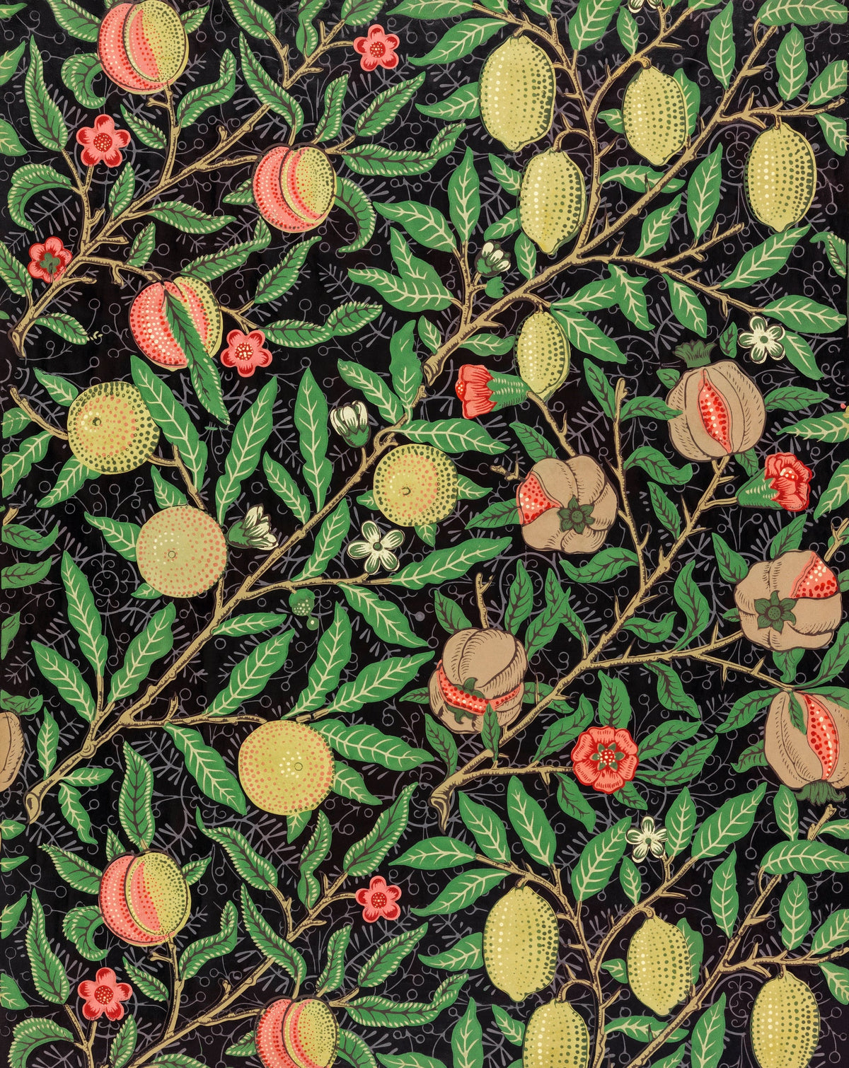 William Morris Fruit Garden - Classic Floral Art Print — poster only, complete unframed artwork