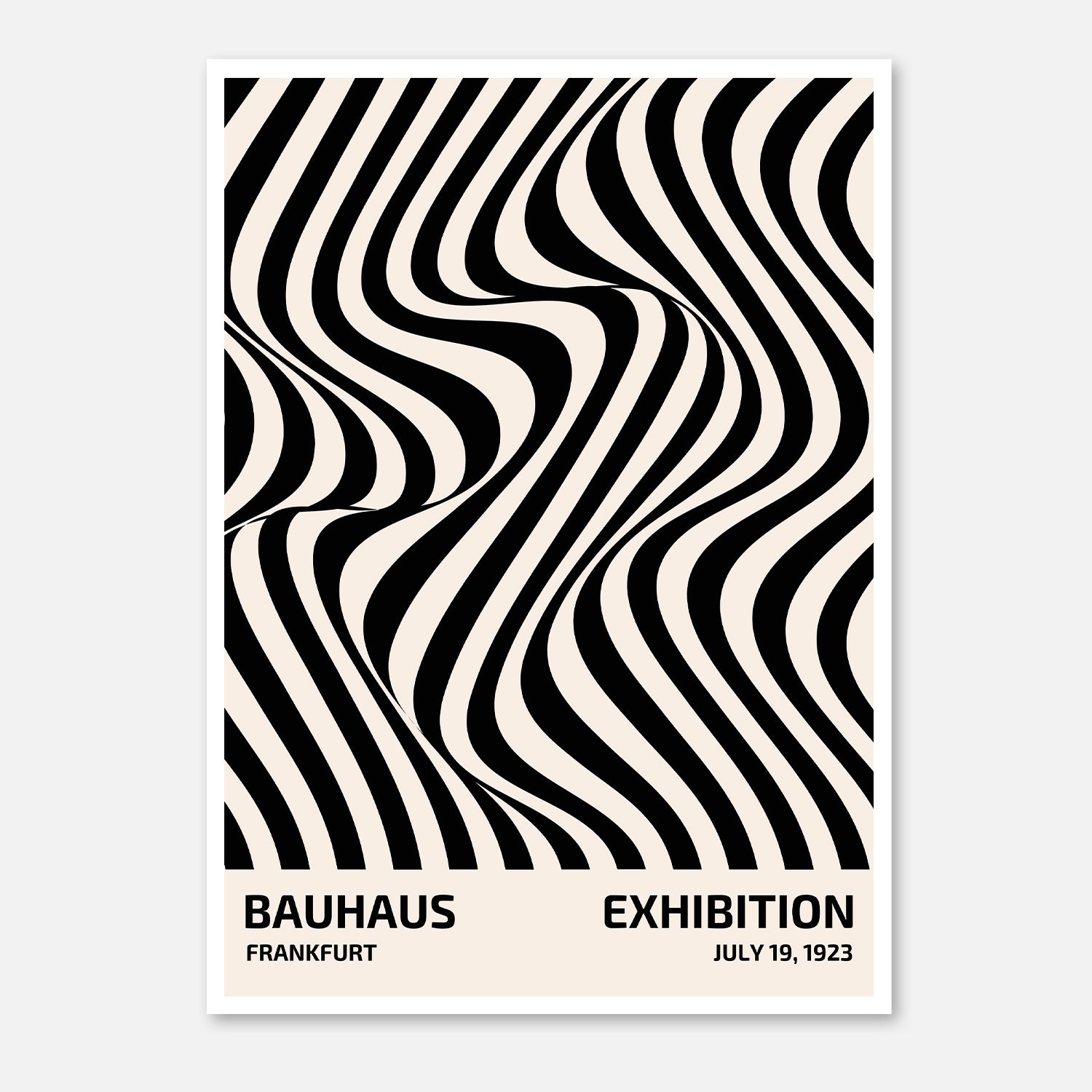 Bauhaus Exhibition Poster - 1923 Art Print