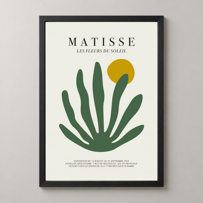 Matisse's Les Fleurs du Soleil - Elegant Botanical Art Print