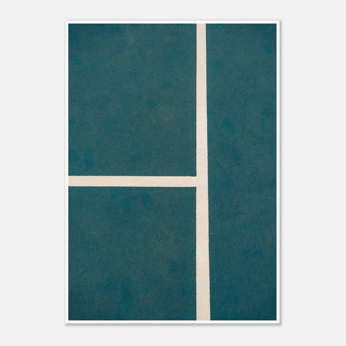 Tennis Court Print | Tennis Lines Intersect | Fine Art Photography