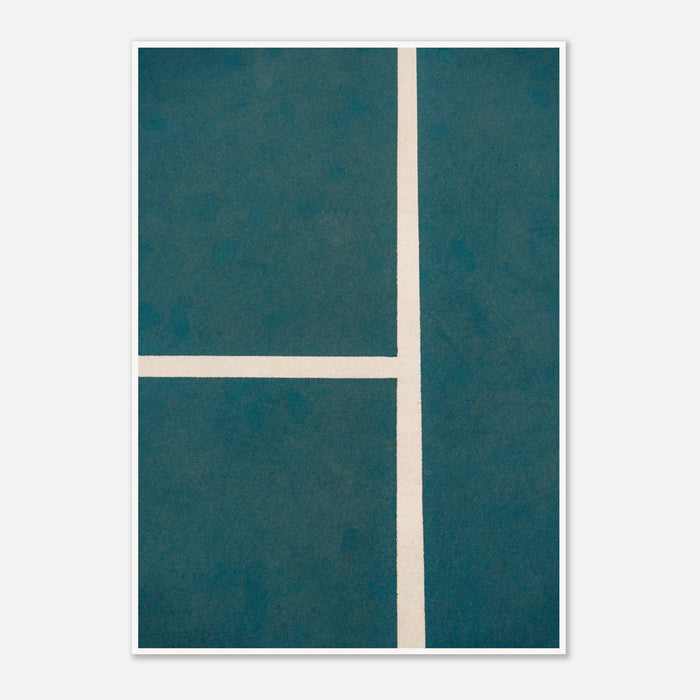 Tennis Court Print | Tennis Lines Intersect | Fine Art Photography