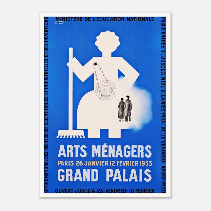 Arts Menagers Grand Palais Vintage Advertising Poster