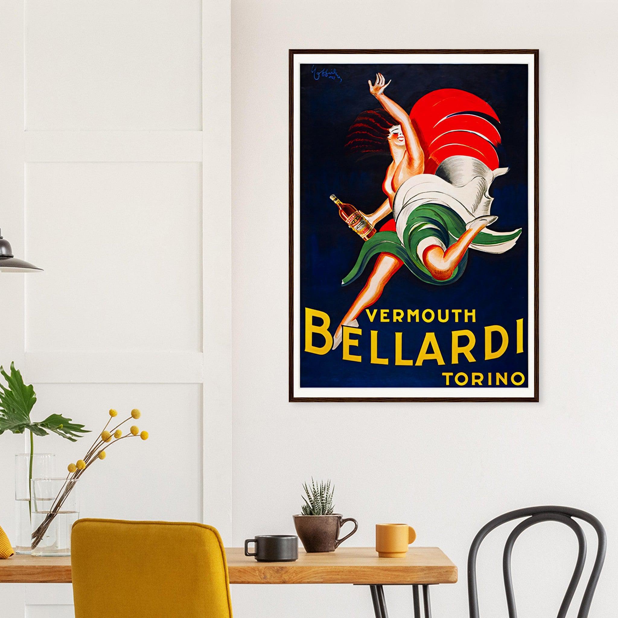 Bellardi Vermouth Vintage Poster 1927 - Iconic Advertising Art