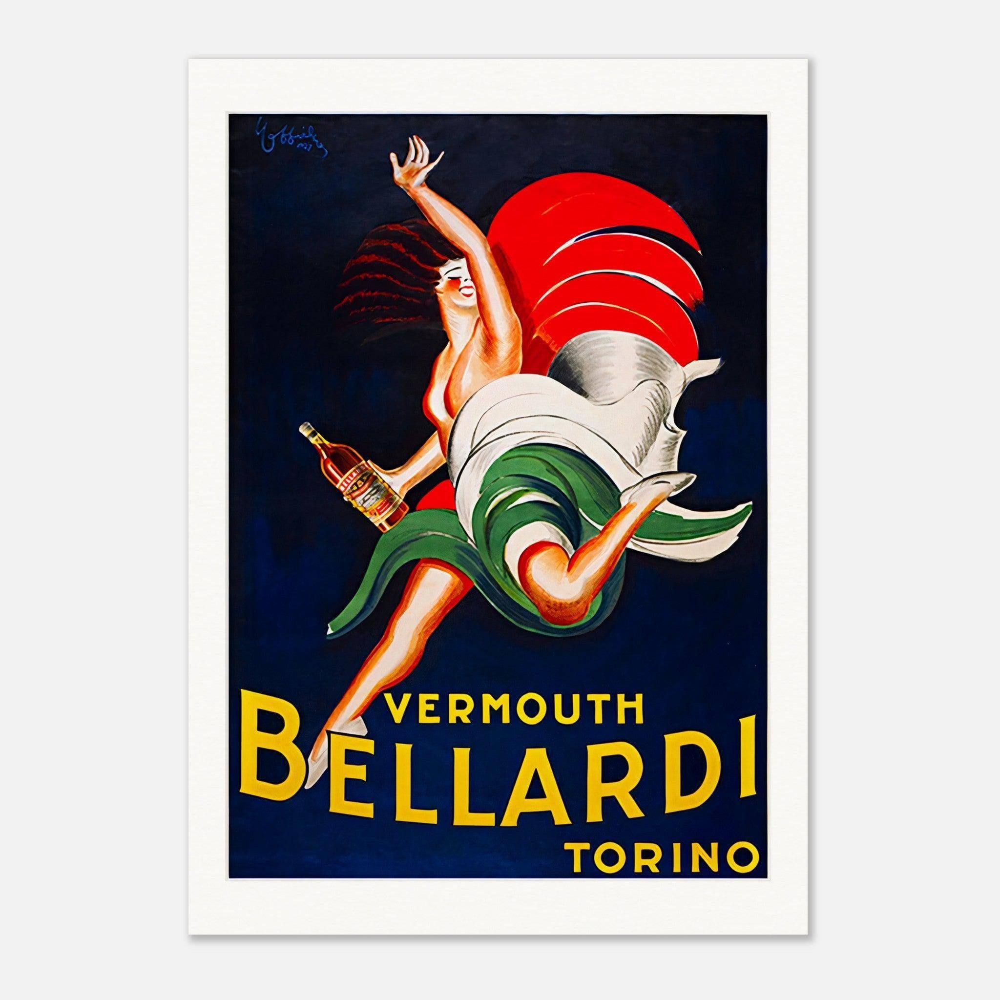 Bellardi Vermouth Vintage Poster 1927 - Iconic Advertising Art