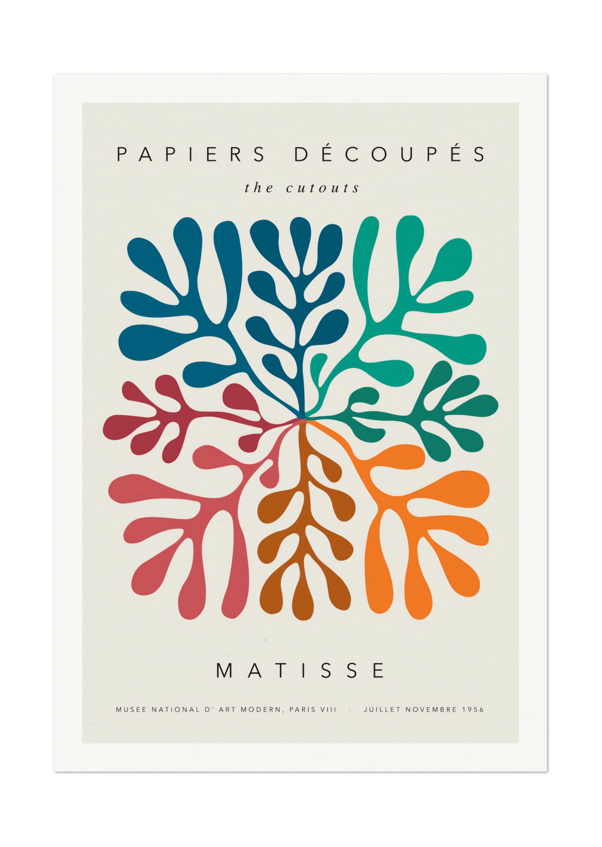 Henri Matisse's Papiers Découpés - Vibrant Mid-Century Modern Art Print