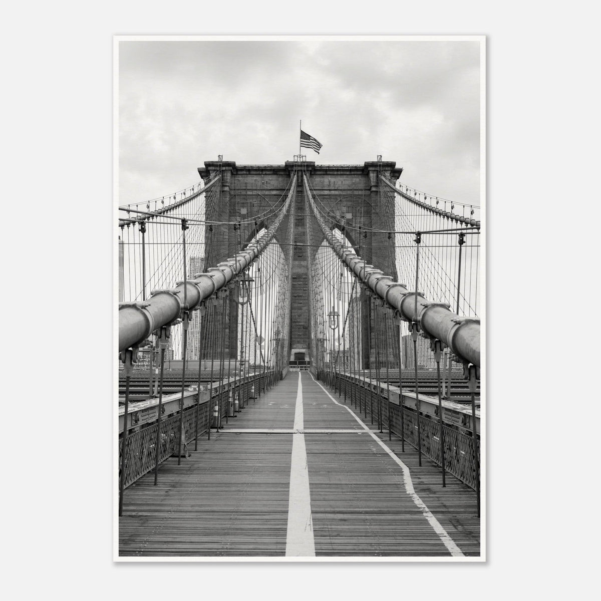 Brooklyn Bridge Black and White - Fine Art Photography