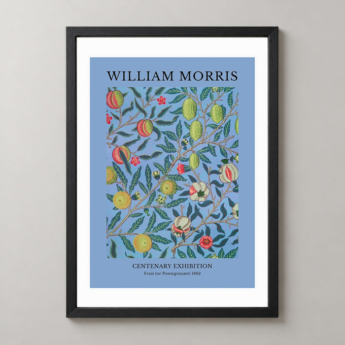William Morris - Centenary Exhibition, Fruit (or Pomegranate) Print (1862)