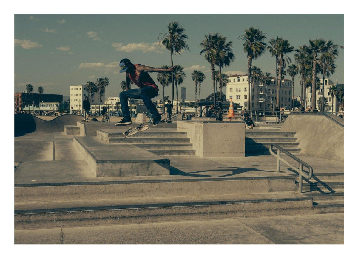 Skate Tricks | Skateboarding Photograph — poster only, complete unframed artwork with white border