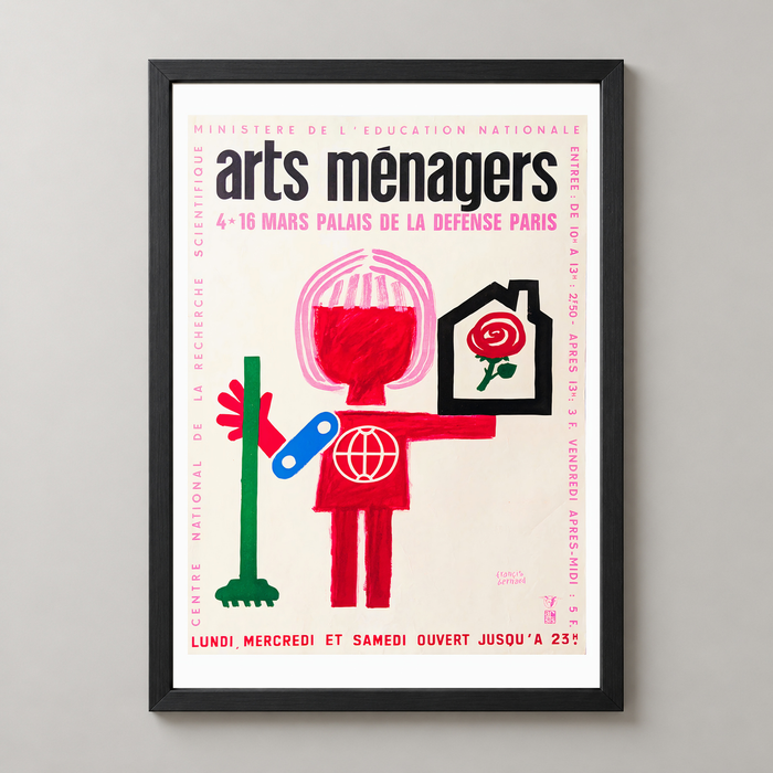 Arts Ménagers - Vintage French Advertising Poster by Francis Bernard
