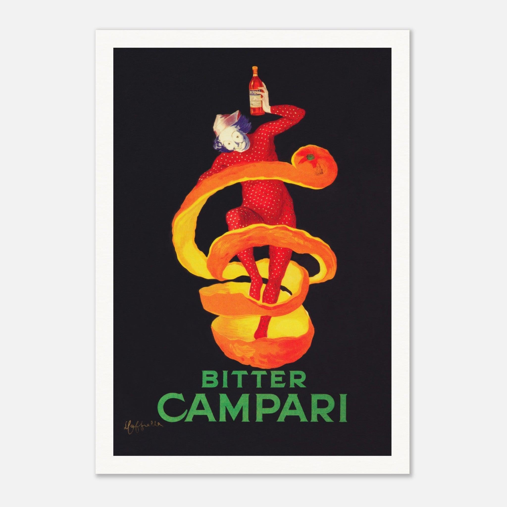 Bitter Campari Vintage Advertising Poster by Leonetto Cappiello