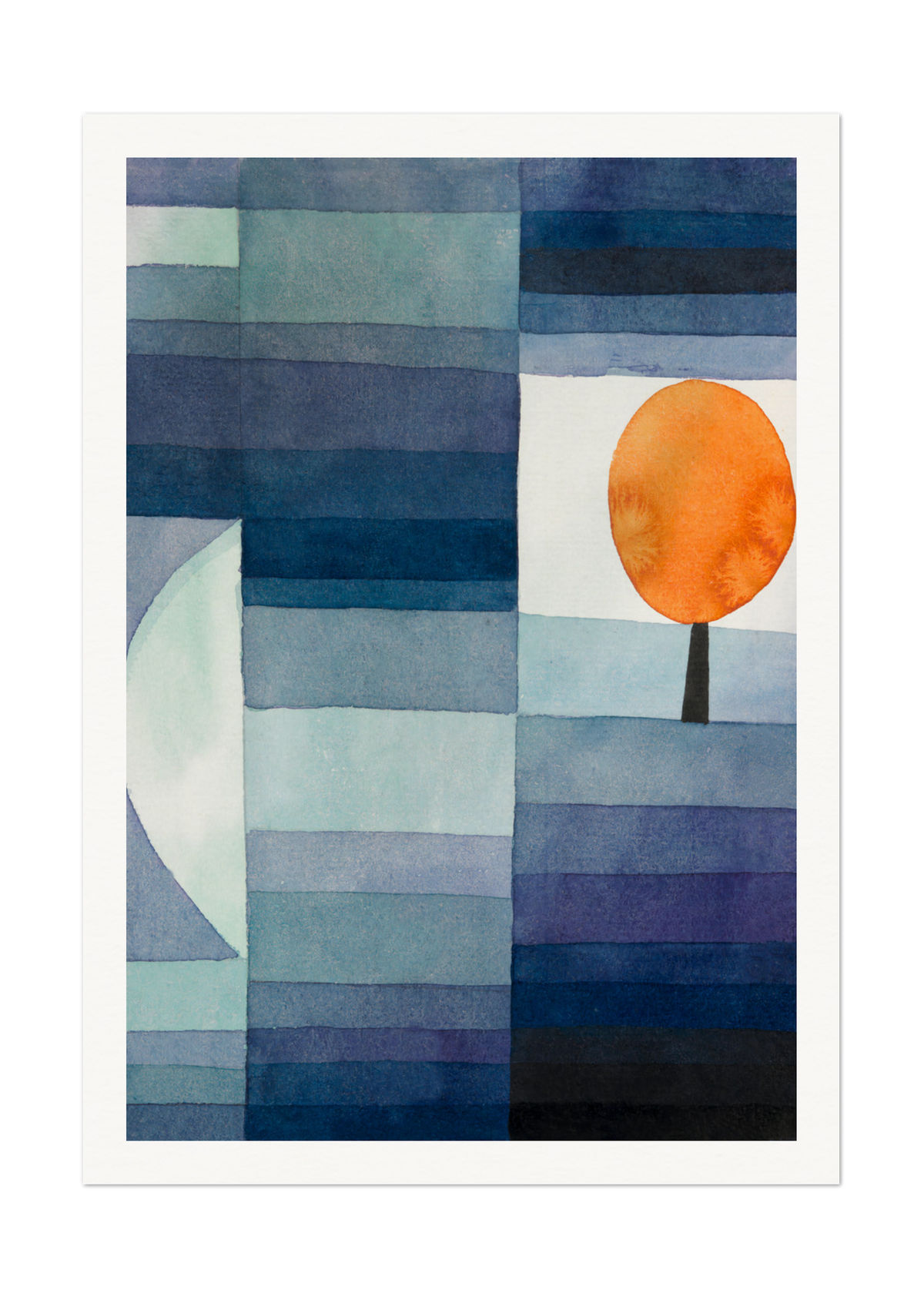 Paul Klee — The Harbinger of Autumn — Abstract Art Print
