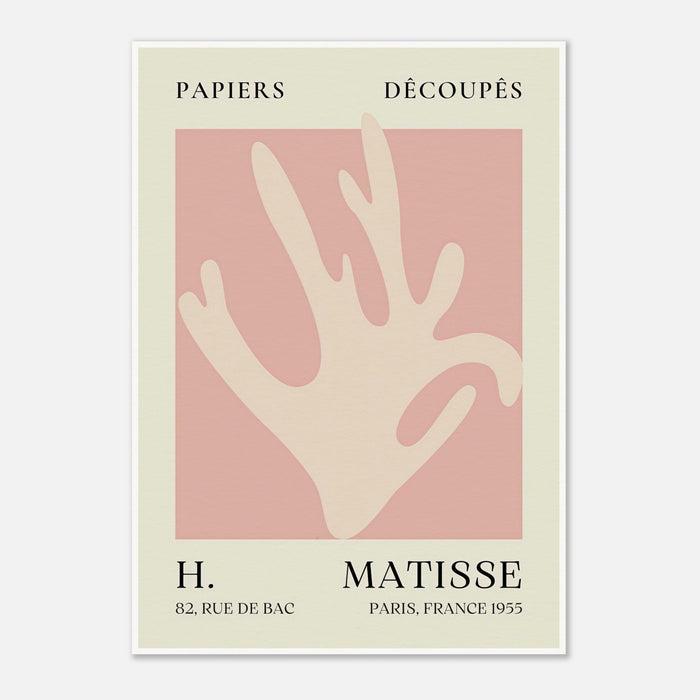 Papiers Découpés Pink Foliage H. Matisse Print (1955)