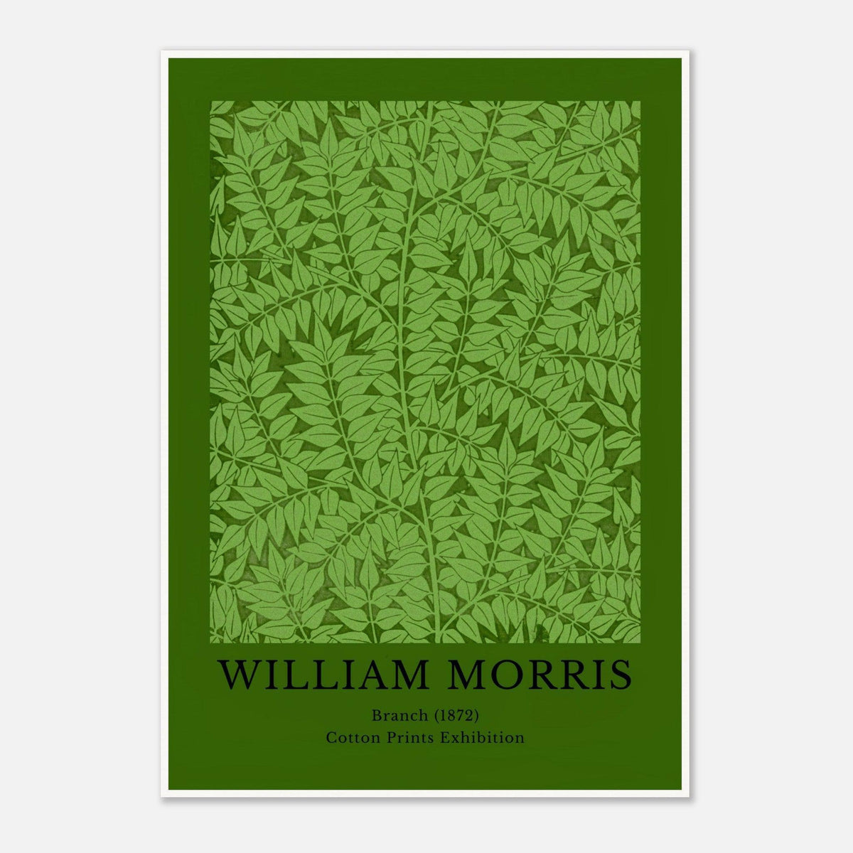 William Morris - Cotton Prints Exhibition, Branch (1872)