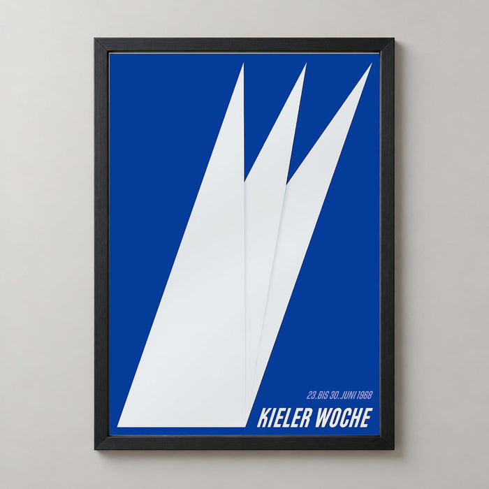 Kieler Woche Regatta Vintage Poster 1968