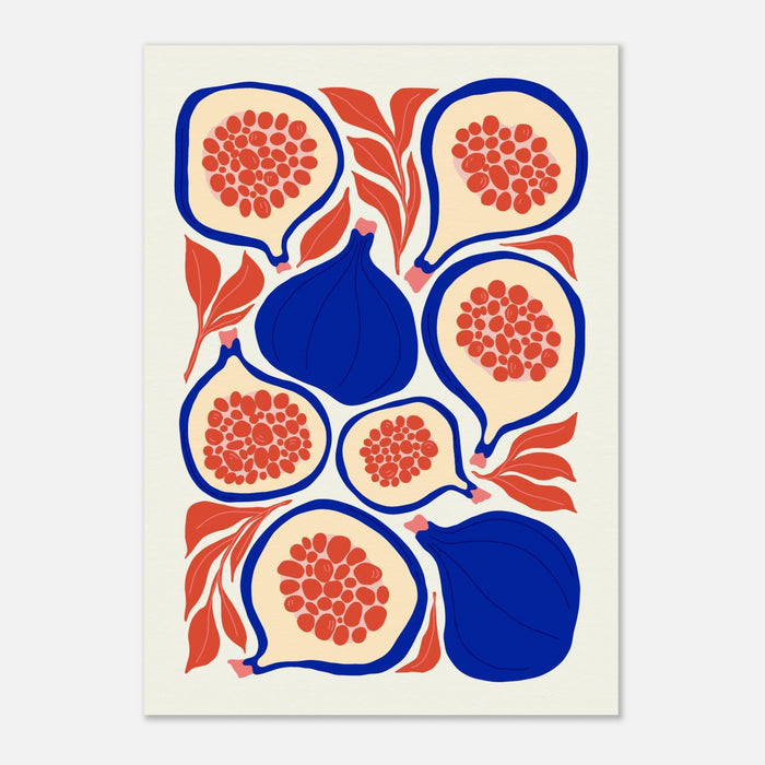 Fig Print  | Abstract Fruit Collection | Kitchen Wall Art